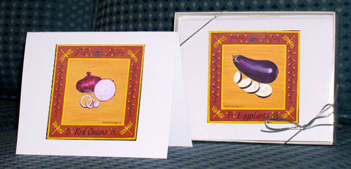 Box of Vegetable Note Cards